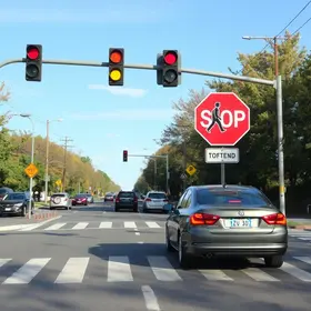 motoristas devem dar passagem aos pedestres